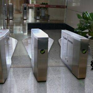 Turnstile and flap barrier